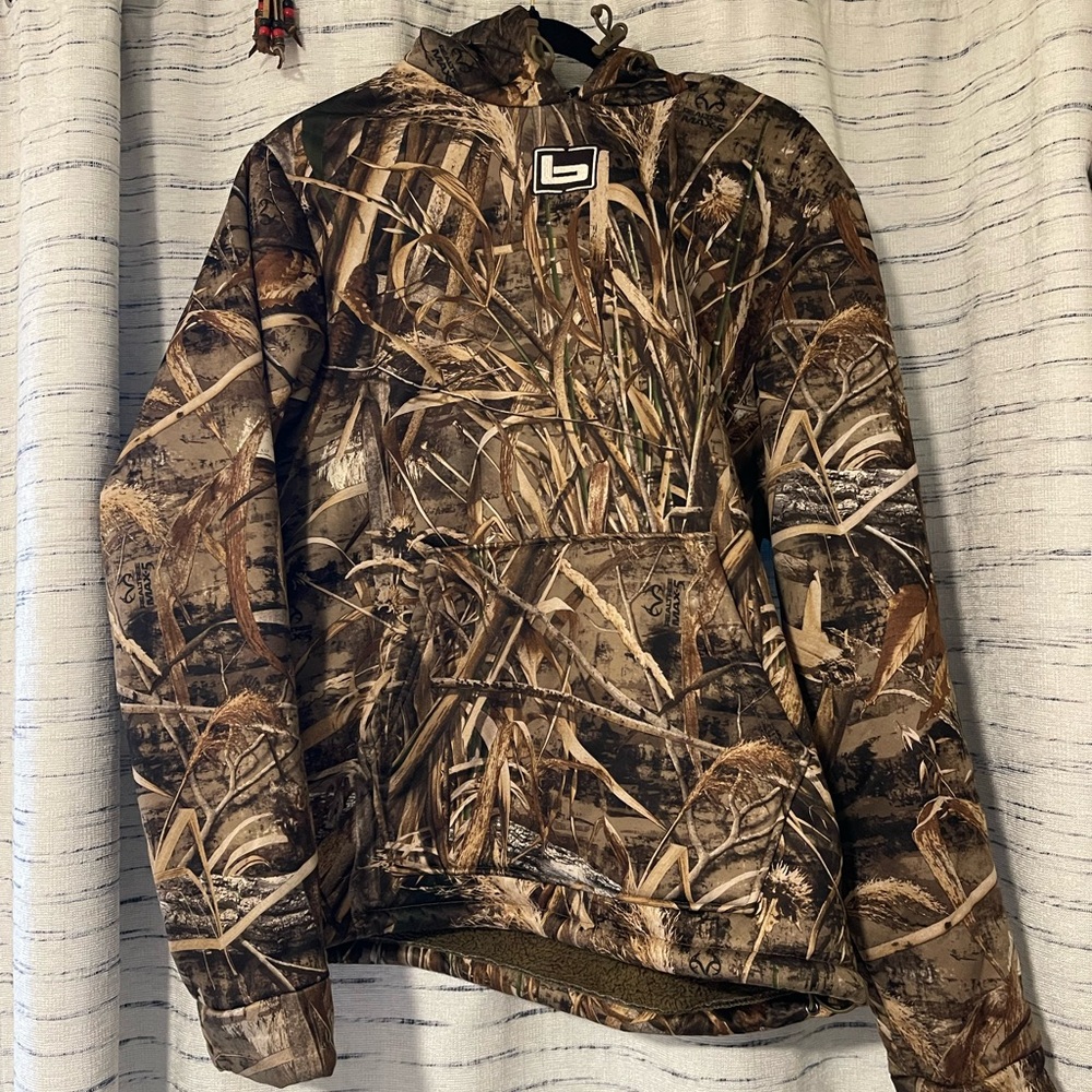 Banded Camo Hooded Jacket
